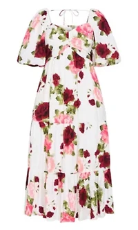 Mindy Print Maxi Dress