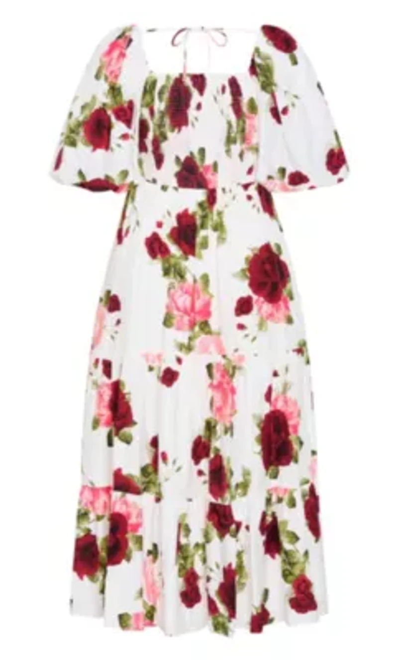 Mindy Print Maxi Dress