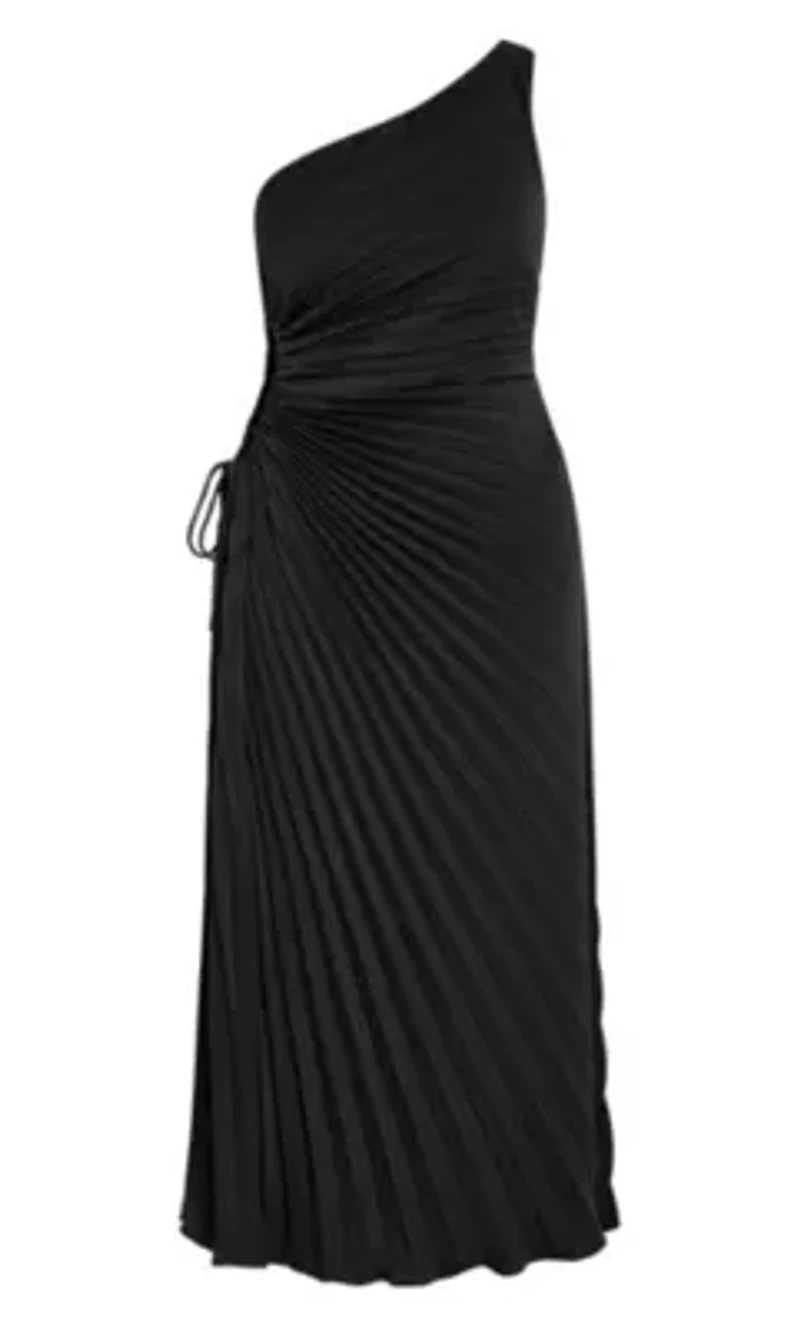 Aliza Pleat Maxi Dress