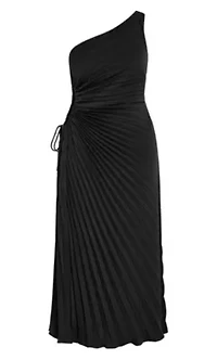 Aliza Pleat Maxi Dress