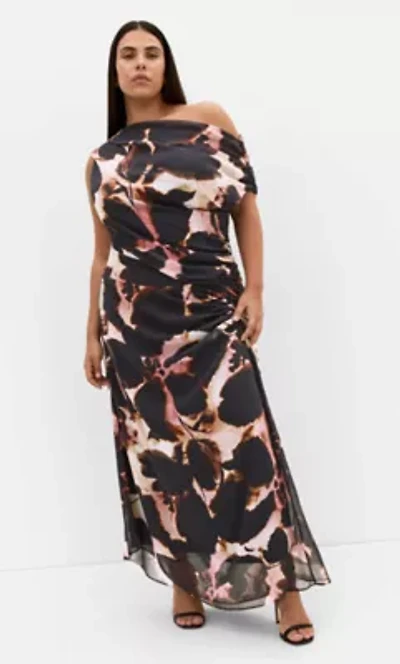 Vivid Print Maxi Dress