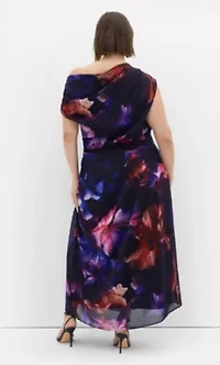 Vivid Print Maxi Dress