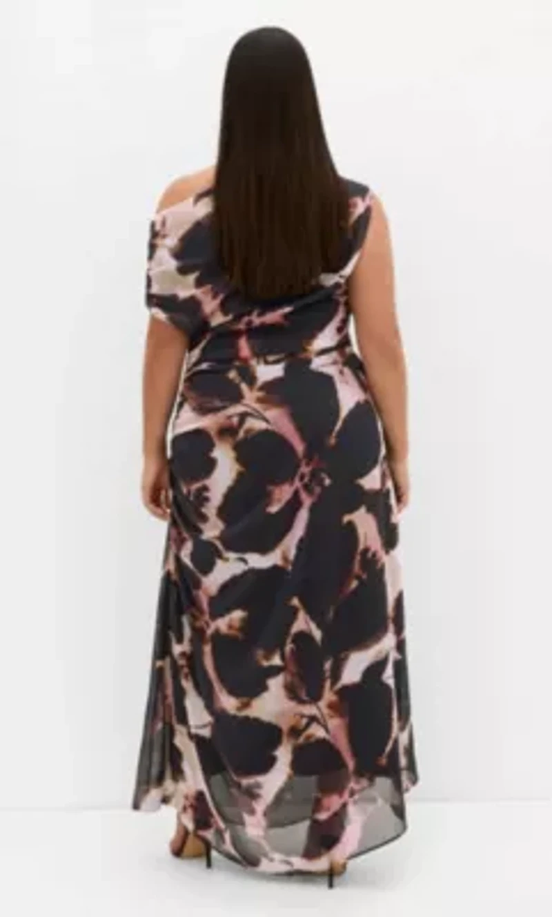 Vivid Print Maxi Dress