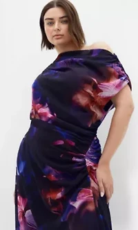 Vivid Print Maxi Dress