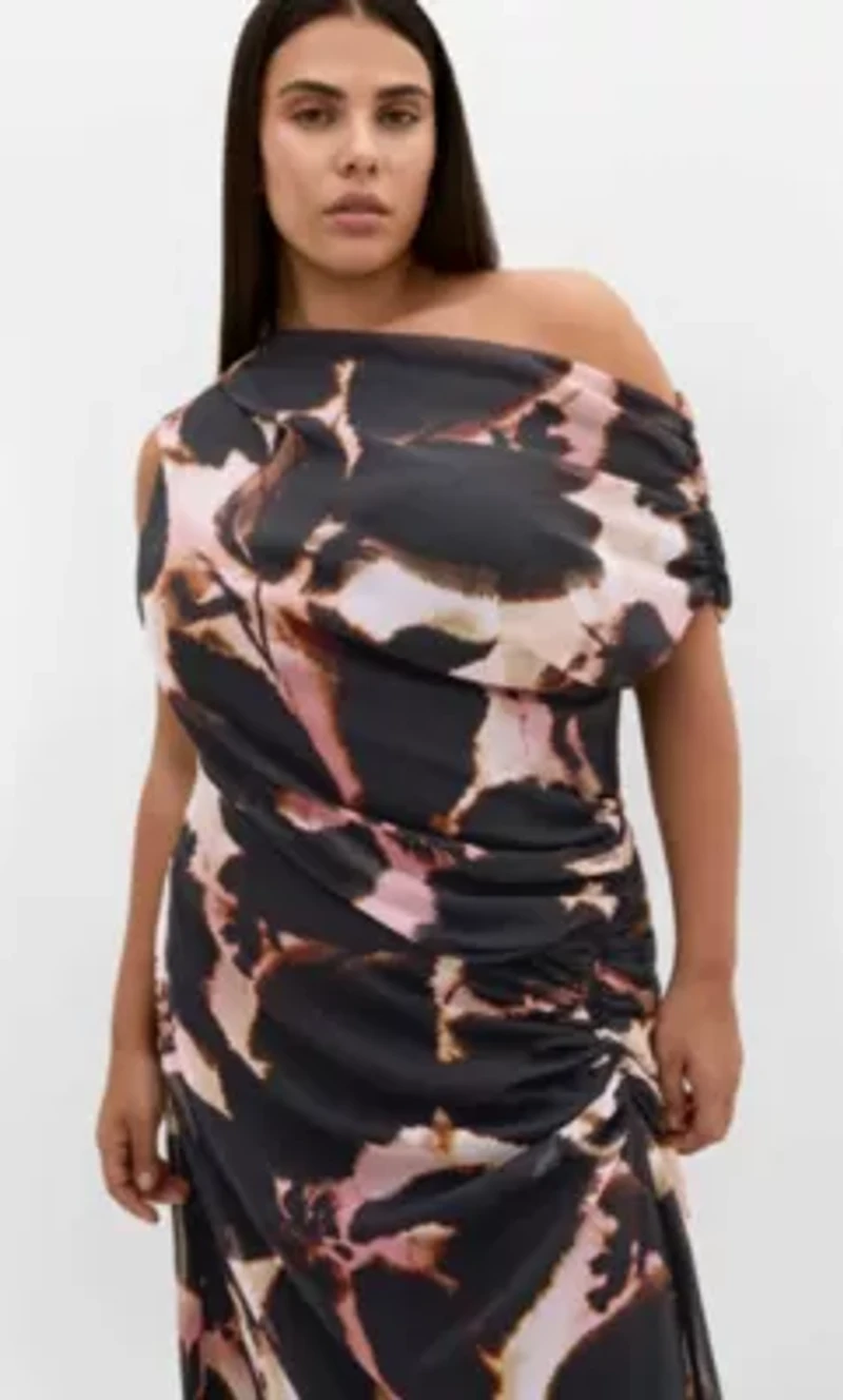 Vivid Print Maxi Dress