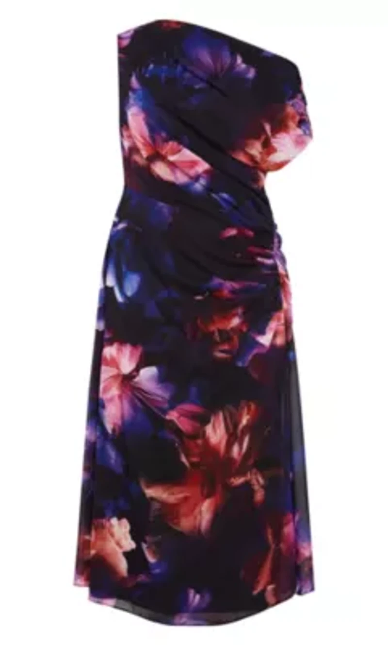 Vivid Print Maxi Dress