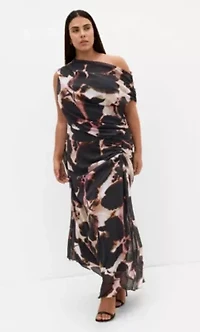 Vivid Print Maxi Dress