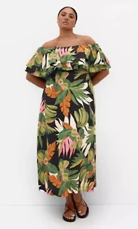 Paradiso Print Maxi Dress