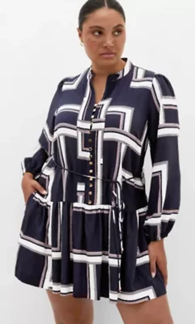 Laurie Print Mini Dress