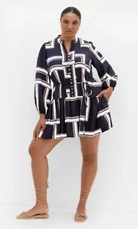 Laurie Print Mini Dress