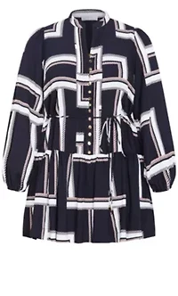Laurie Print Mini Dress