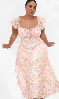 Amalie Print Maxi Dress