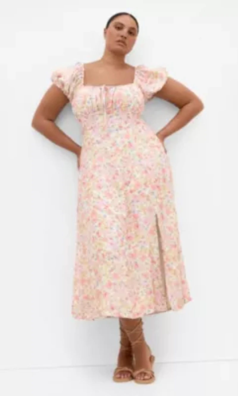 Amalie Print Maxi Dress