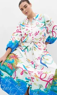Tahlia Spirit Print Maxi Dress
