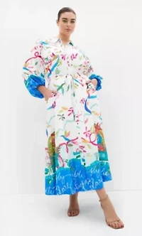 Tahlia Spirit Print Maxi Dress