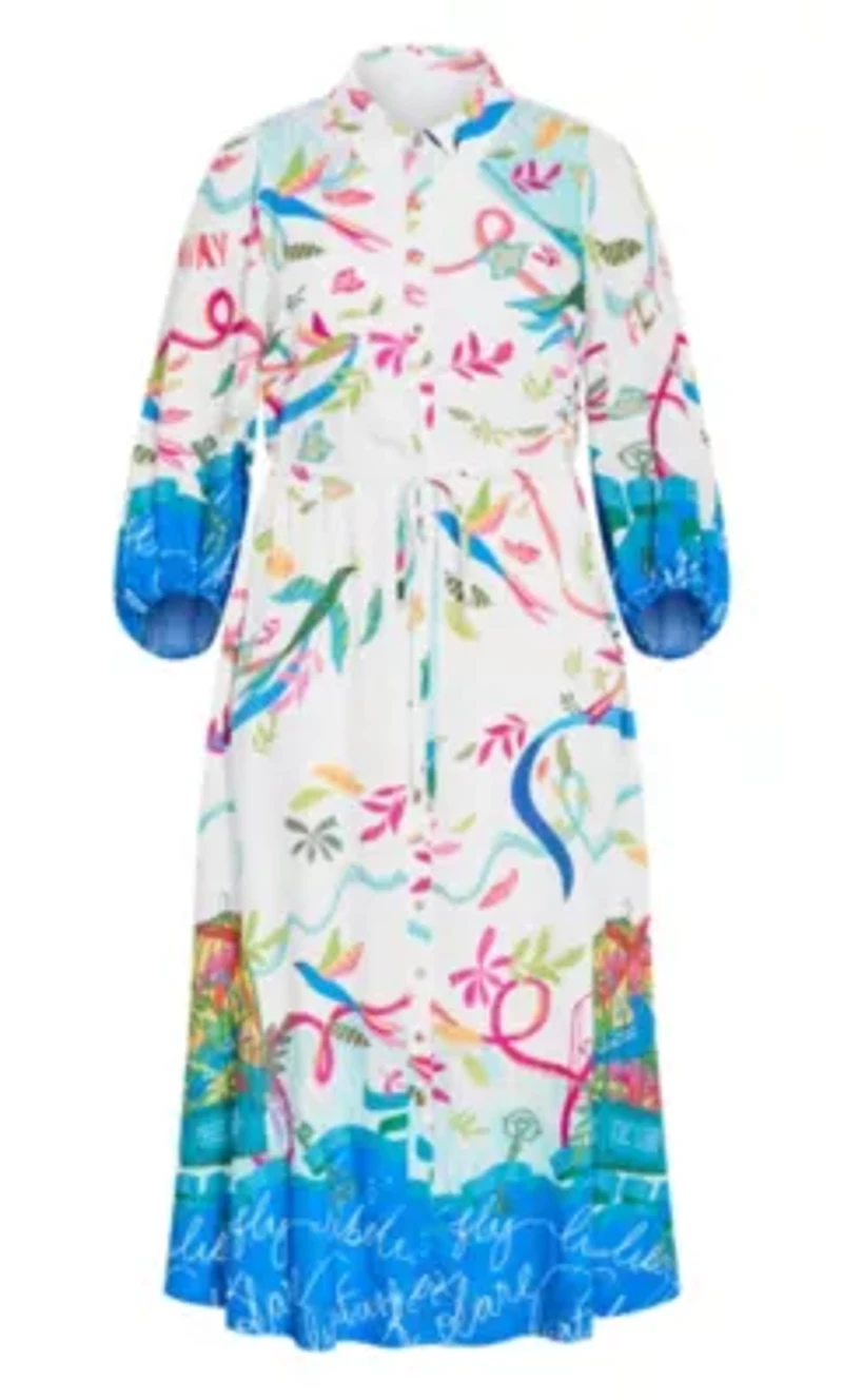 Tahlia Spirit Print Maxi Dress