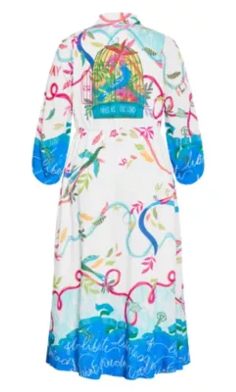 Tahlia Spirit Print Maxi Dress