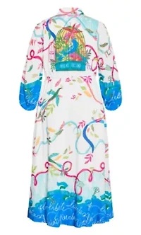Tahlia Spirit Print Maxi Dress