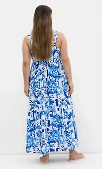 Collins Spot Print Maxi Dress