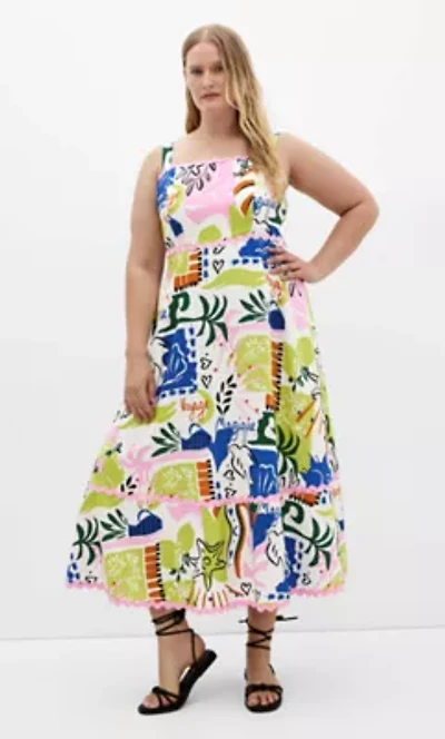 Shani Print Maxi Dress