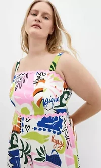 Shani Print Maxi Dress
