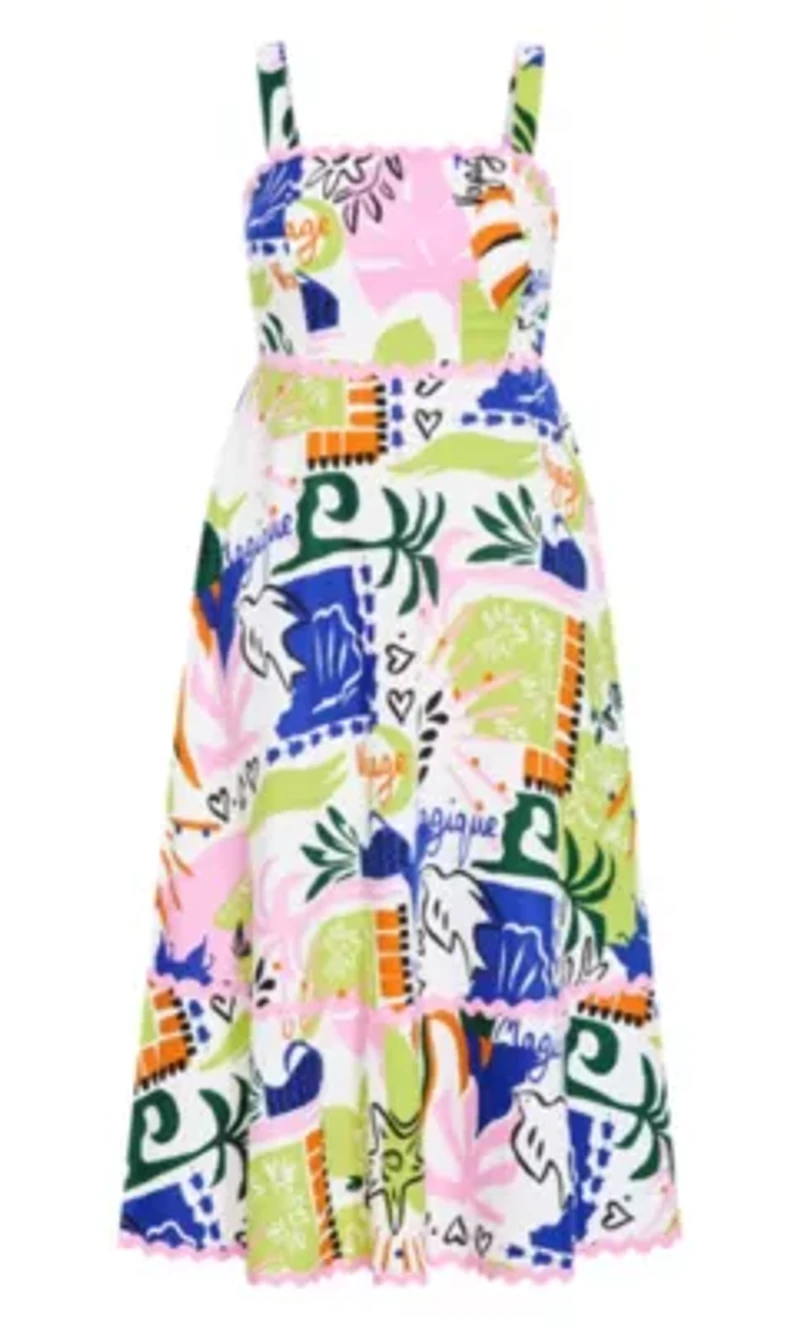 Shani Print Maxi Dress