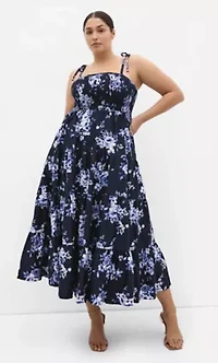 Marli Floral Tier Maxi Dress