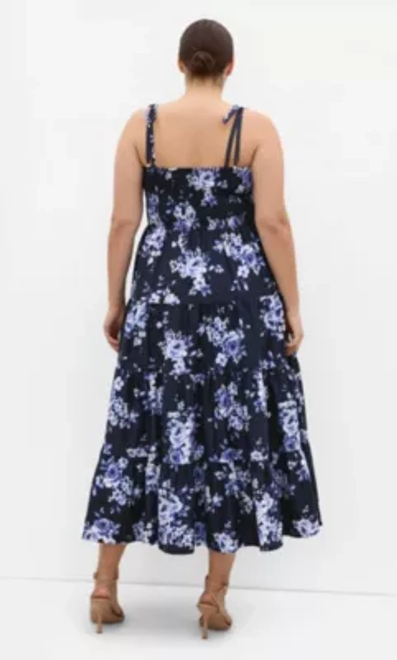 Marli Floral Tier Maxi Dress