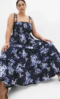 Marli Floral Tier Maxi Dress