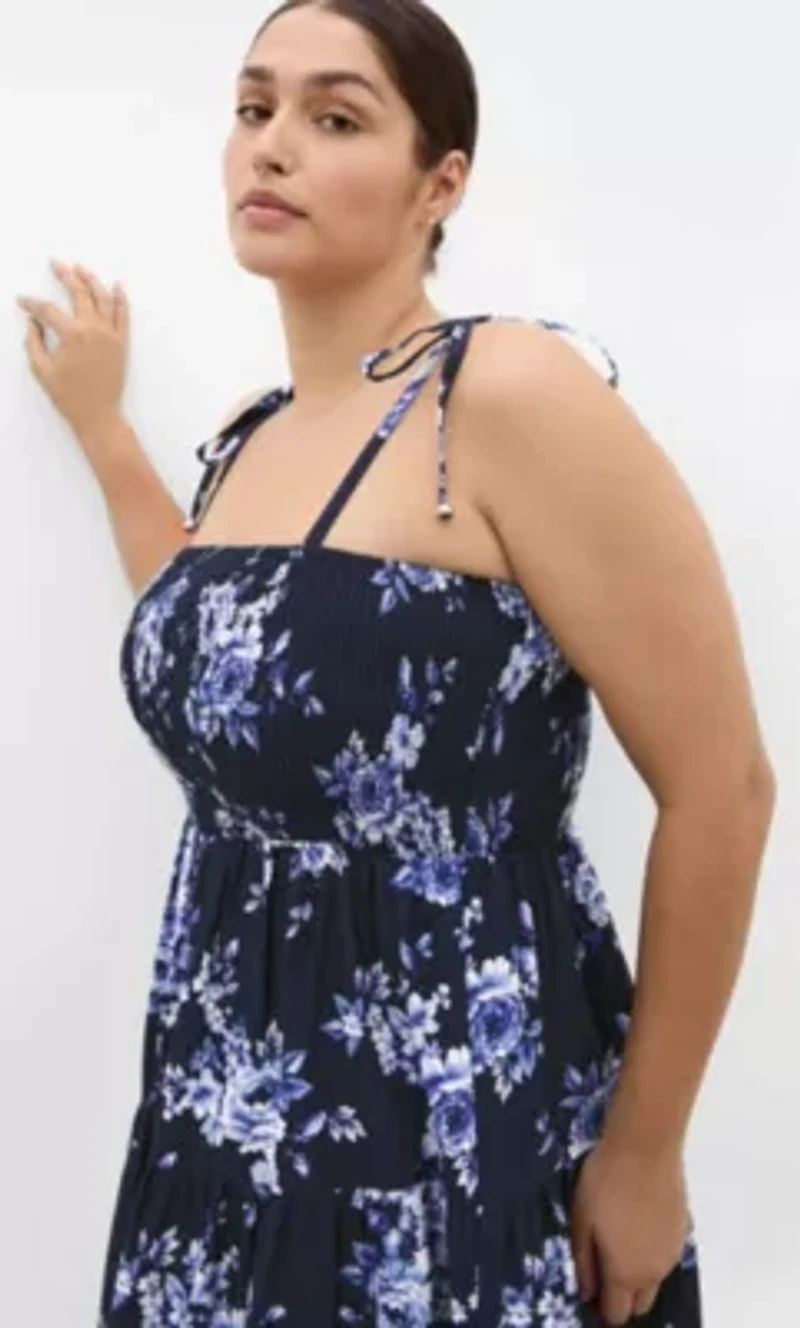 Marli Floral Tier Maxi Dress