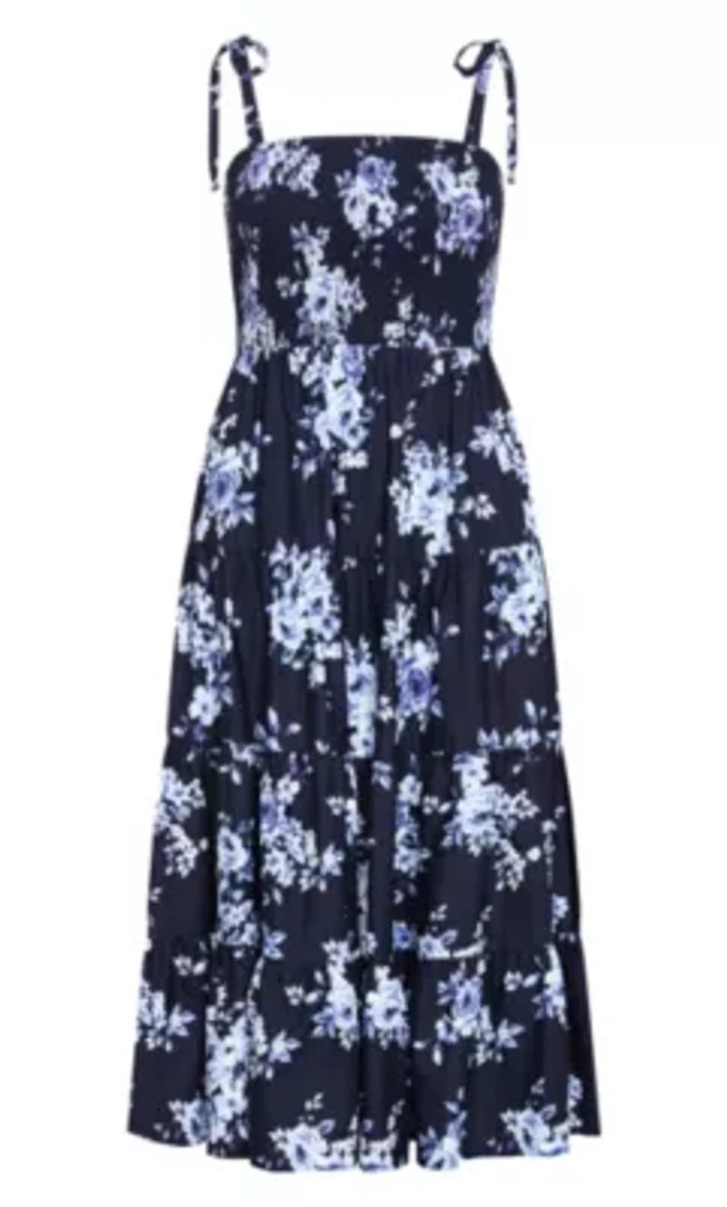 Marli Floral Tier Maxi Dress