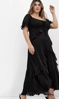 Shayla Ruffle Maxi Dress