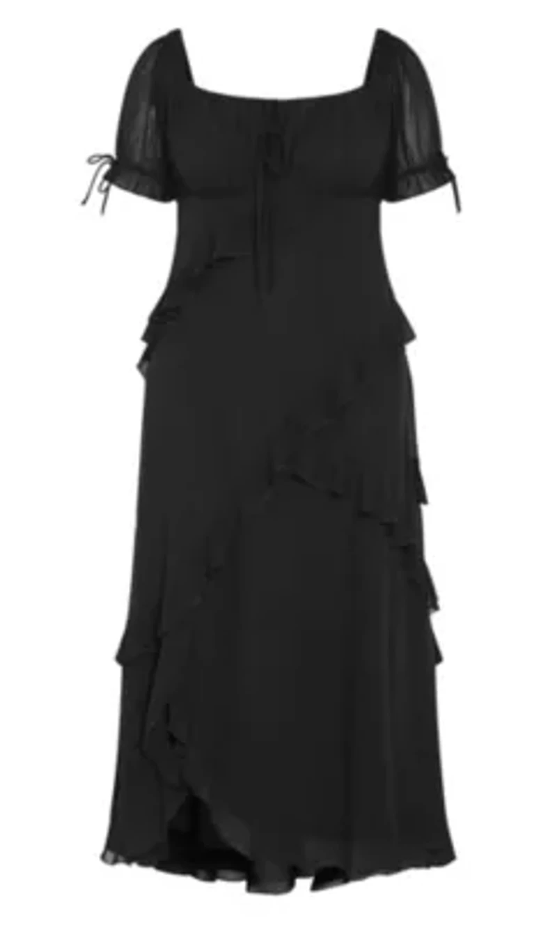 Shayla Ruffle Maxi Dress