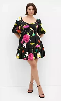 Mila Print Mini Dress
