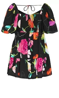 Mila Print Mini Dress