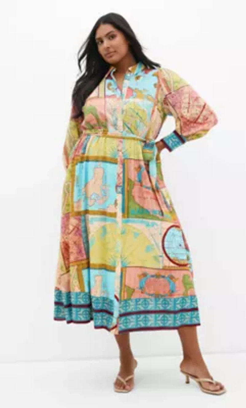 Paulo Print Maxi Dress