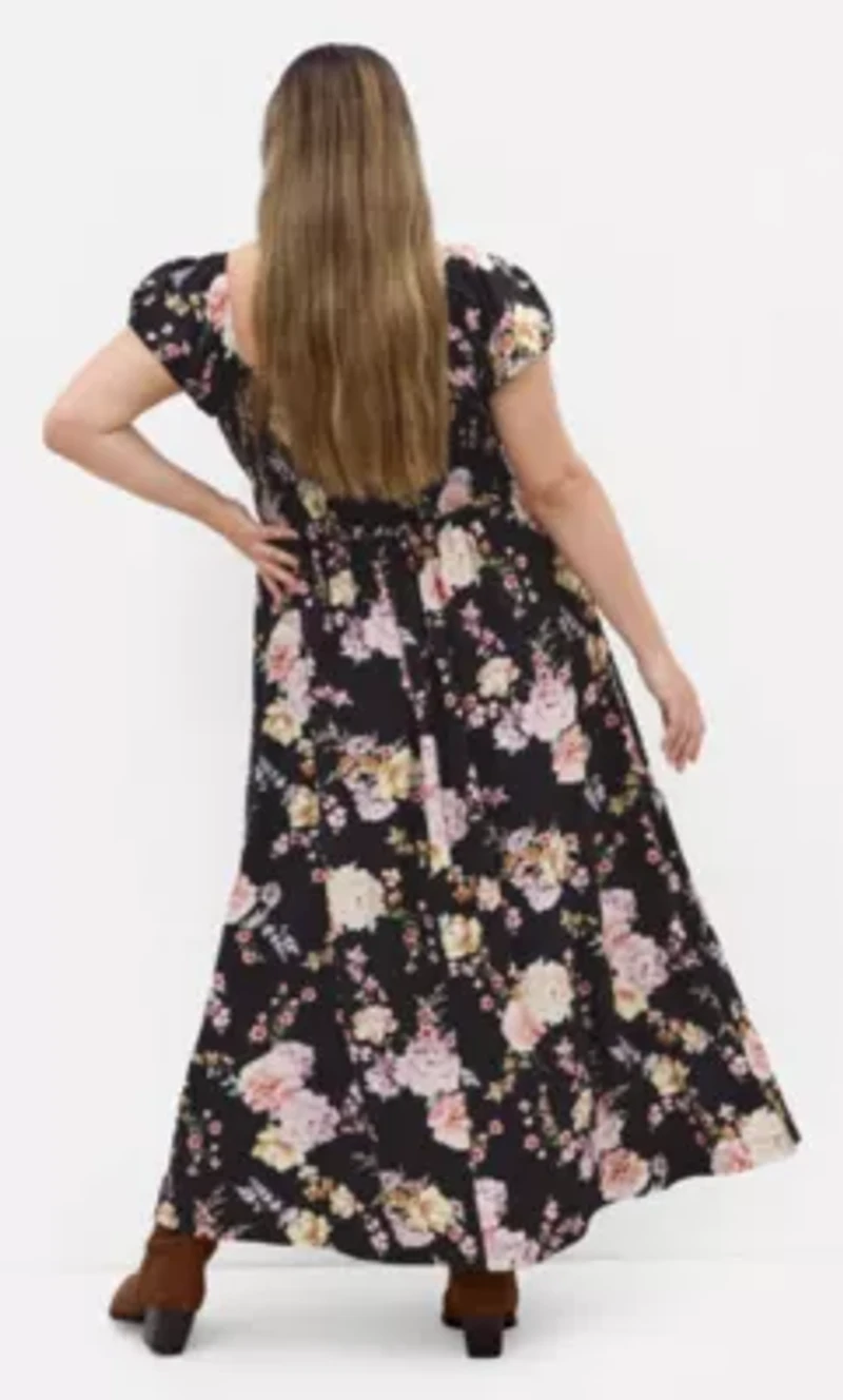 Abbigail Floral Print Maxi Dress