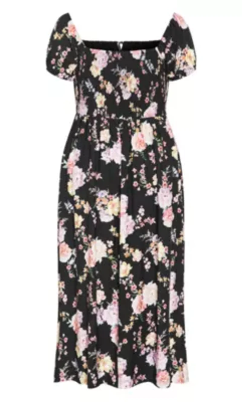 Abbigail Floral Print Maxi Dress