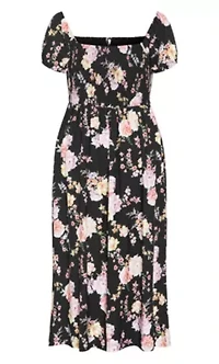 Abbigail Floral Print Maxi Dress