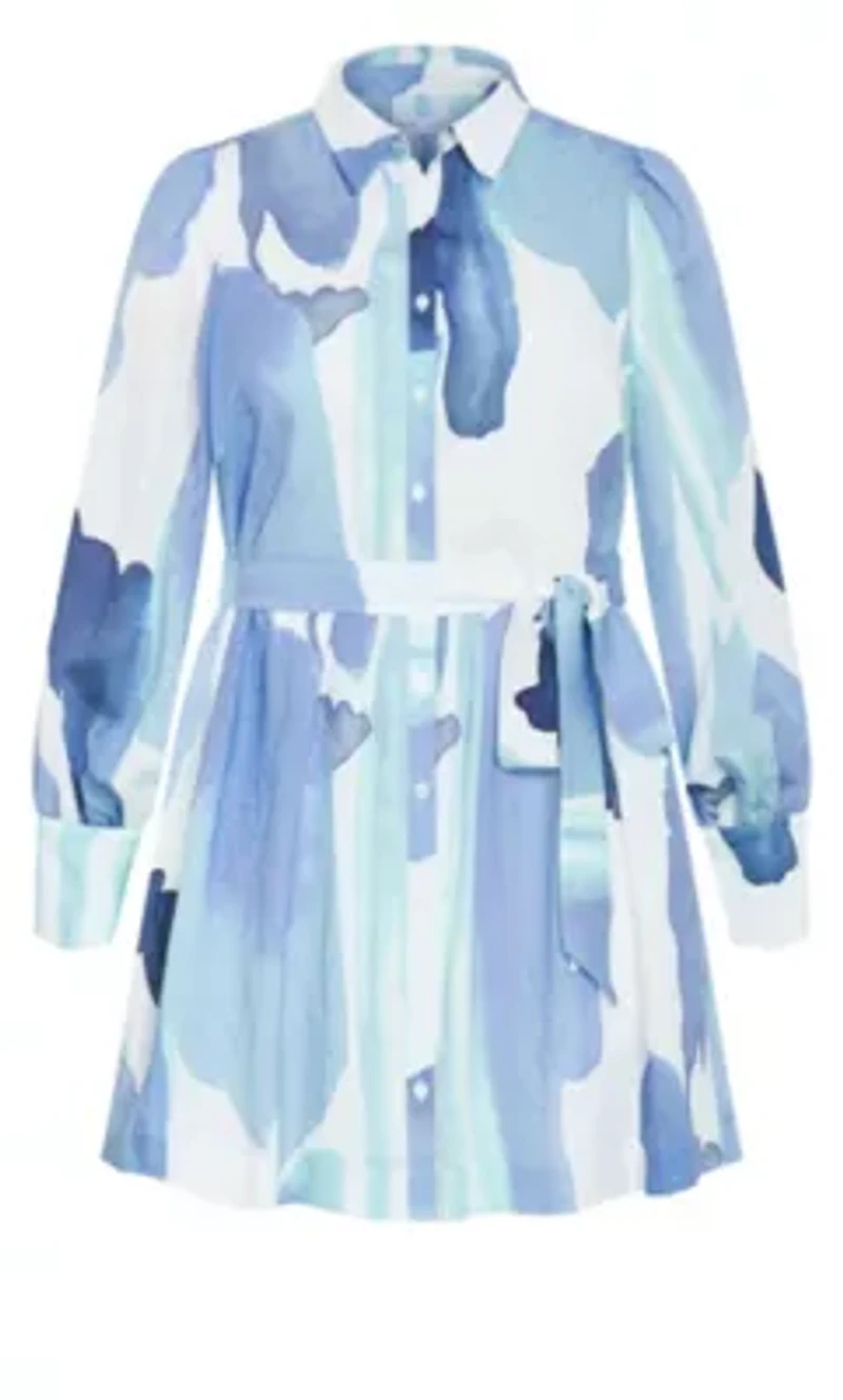 Ezra Surface Level Print Mini Dress