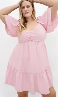 Mindy Babydoll Mini Dress
