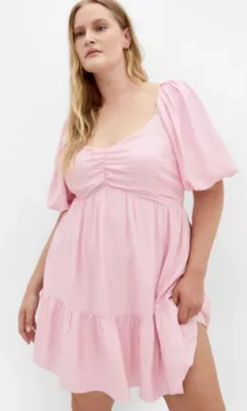 Mindy Babydoll Mini Dress