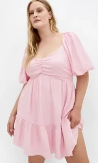 Mindy Babydoll Mini Dress