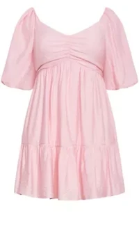Mindy Babydoll Mini Dress