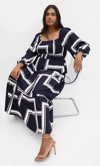 Leila Print Maxi Dress