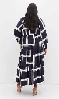 Leila Print Maxi Dress
