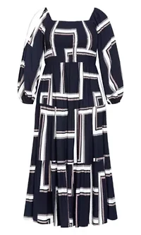 Leila Print Maxi Dress