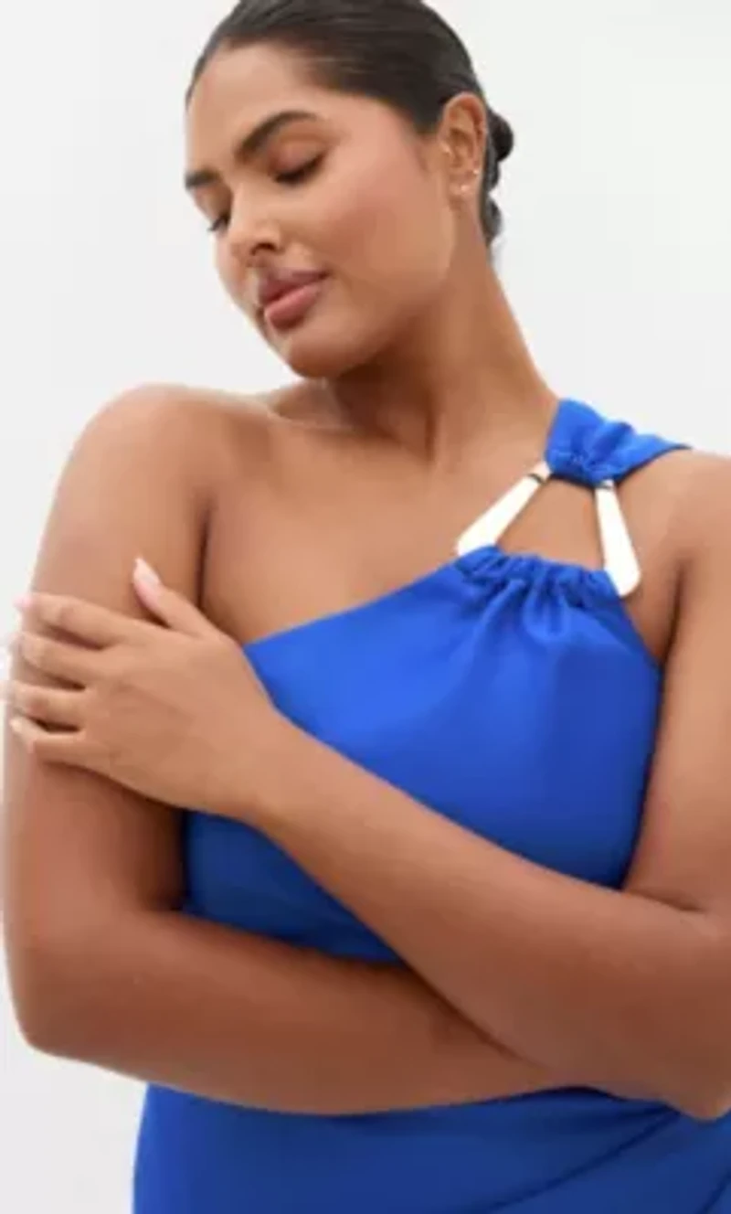 Joy One Shoulder Maxi Dress