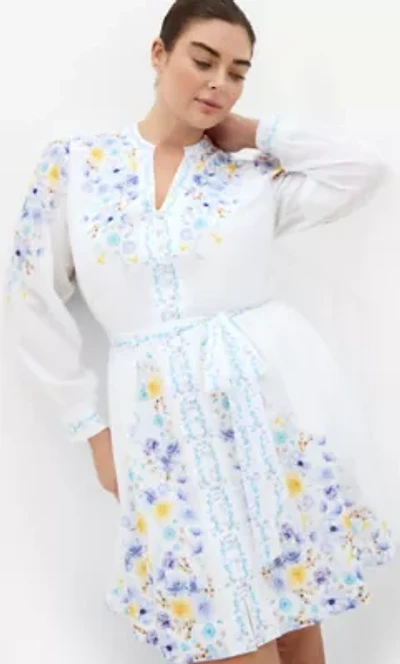 Elia Pink Patrice Print Mini Dress