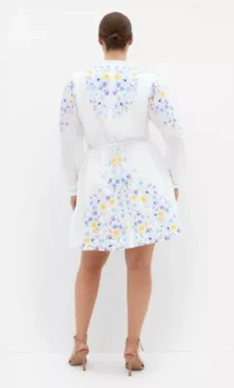 Elia Pink Patrice Print Mini Dress